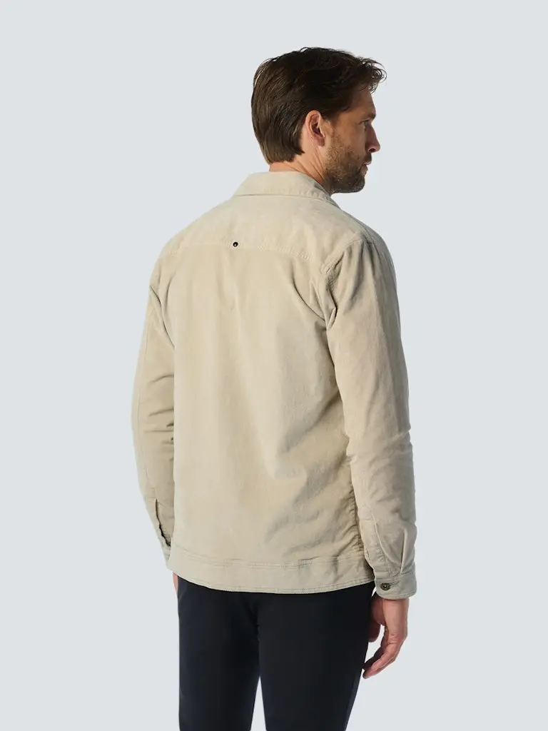 Overshirt Button Closure Fine Corduroy Stretch