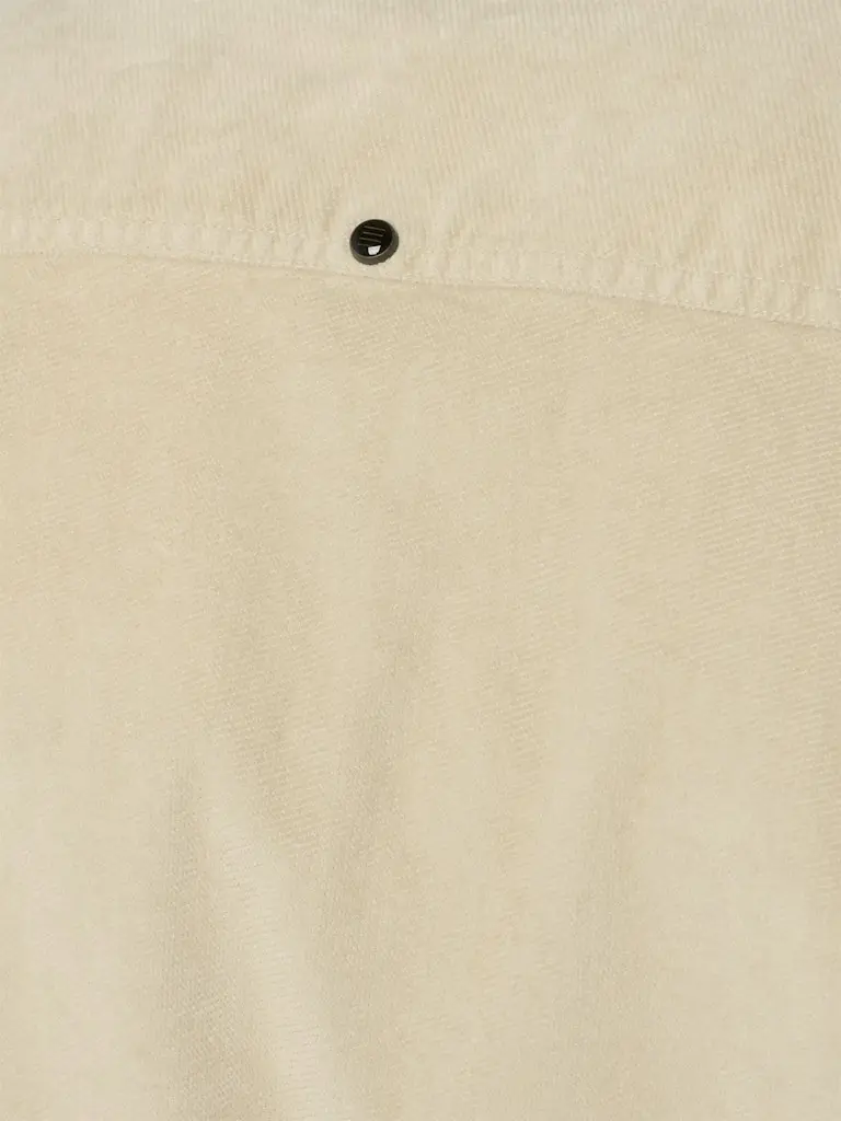 Overshirt Button Closure Fine Corduroy Stretch