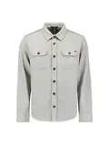 Overshirt Button Closure Sweat