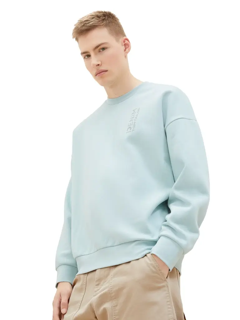 Oversized Sweatshirt mit recyceltem Polyester