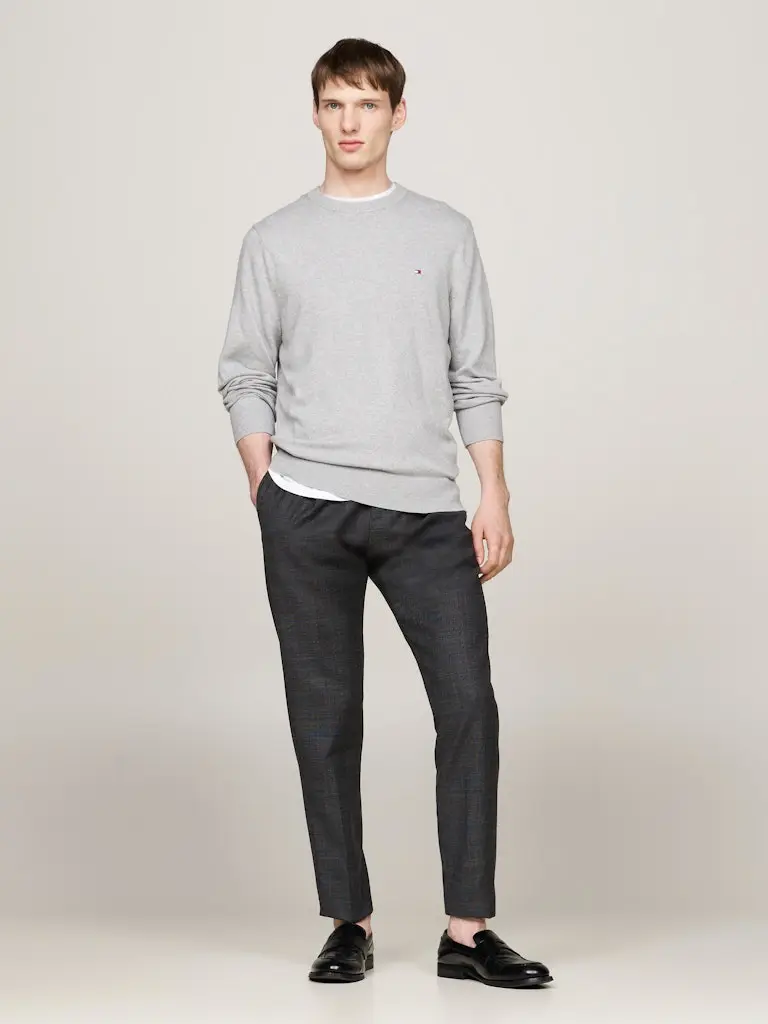 PIMA ORG CTN CASHMERE CREW NECK