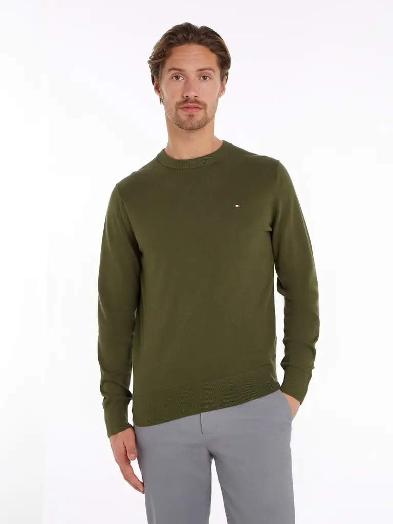 PIMA ORG CTN CASHMERE CREW NECK