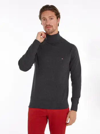 PIMA ORG CTN CASHMERE ROLL NECK