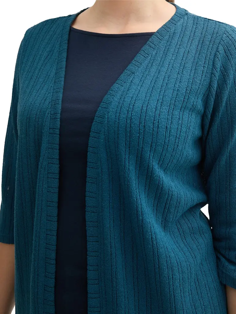 Plus - 3/4 Arm Cardigan