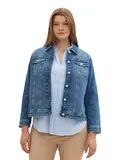 Plus - Jeansjacke mit Bio-Baumwolle