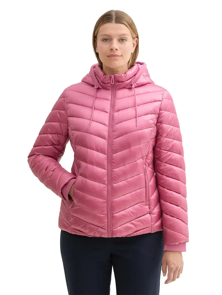 Plus - Leichte Steppjacke mit Kapuze