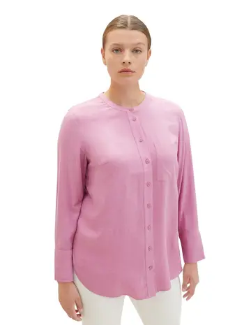 Plus Size - Bluse in Melange Optik