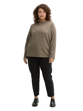 Plus Size - Jacquard Sweatshirt