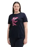 Plus Size - Print T-Shirt mit Bio-Baumwolle