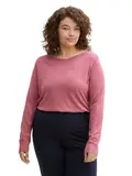 Plus Size - Strickpullover mit U-Boot-Ausschnitt