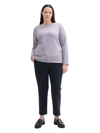 Plus Size - Sweatshirt mit Knopfdetails