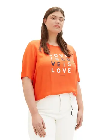 Plus Size - T-Shirt mit Print