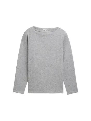 Plus - Sweatshirt mit Knopfdetails