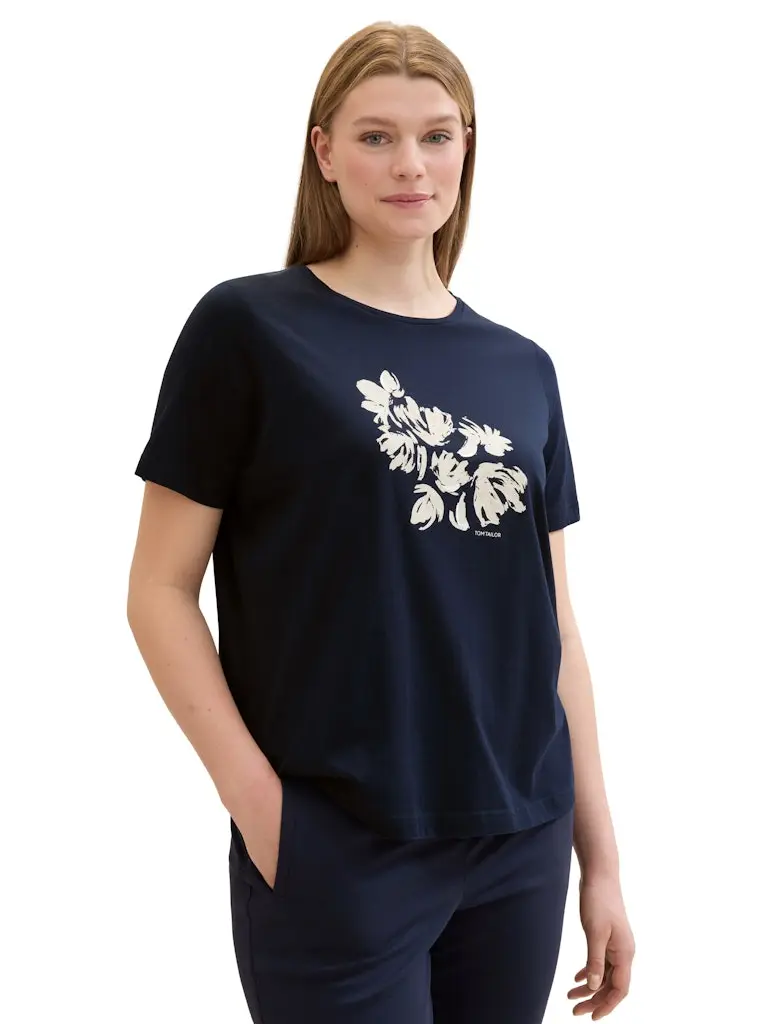 Plus - T-Shirt mit Print