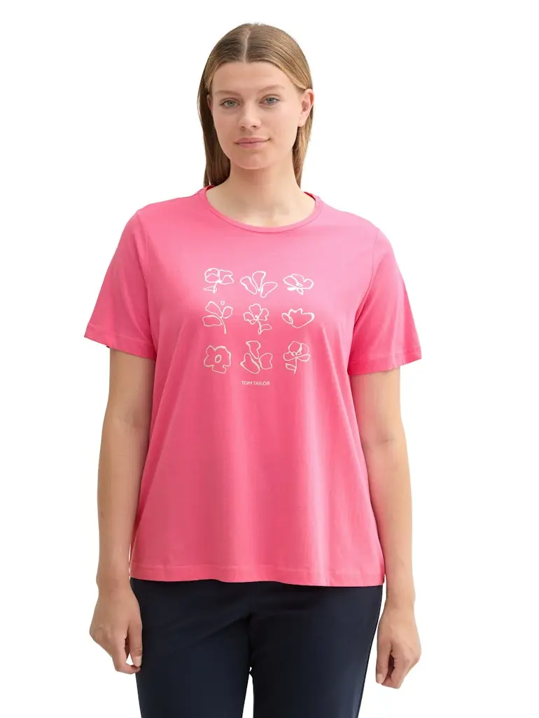 Plus - T-Shirt mit Print