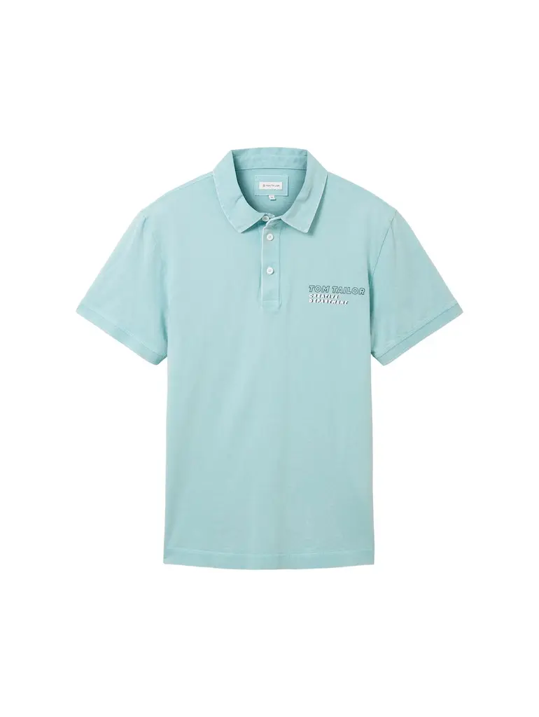 Poloshirt mit Logo Print