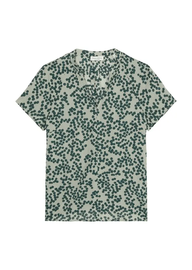 Print-Blusen-Shirt regular