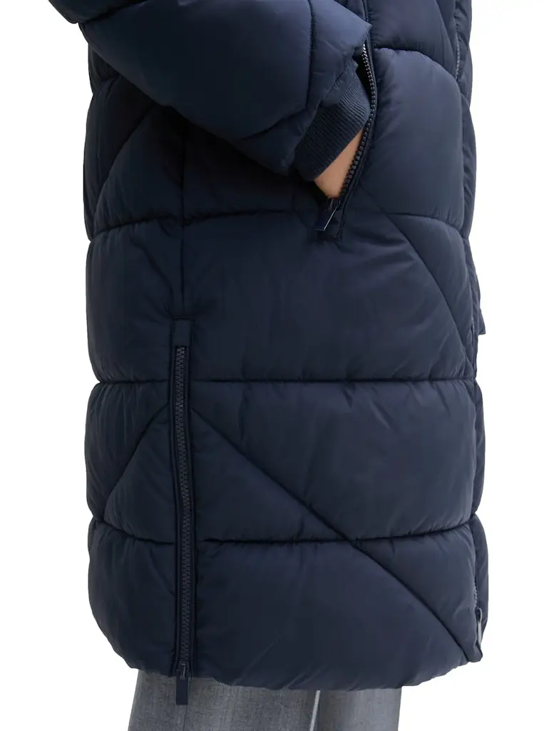 Puffer Parka mit Kapuze