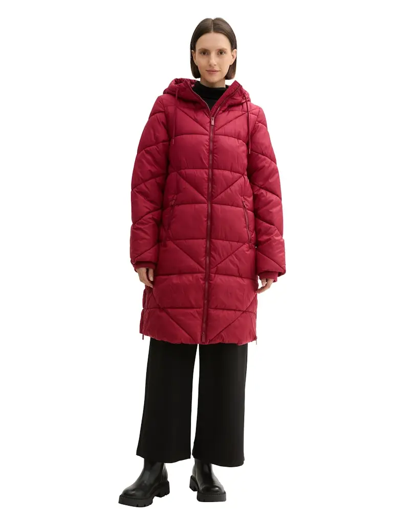 Puffer Parka mit Kapuze