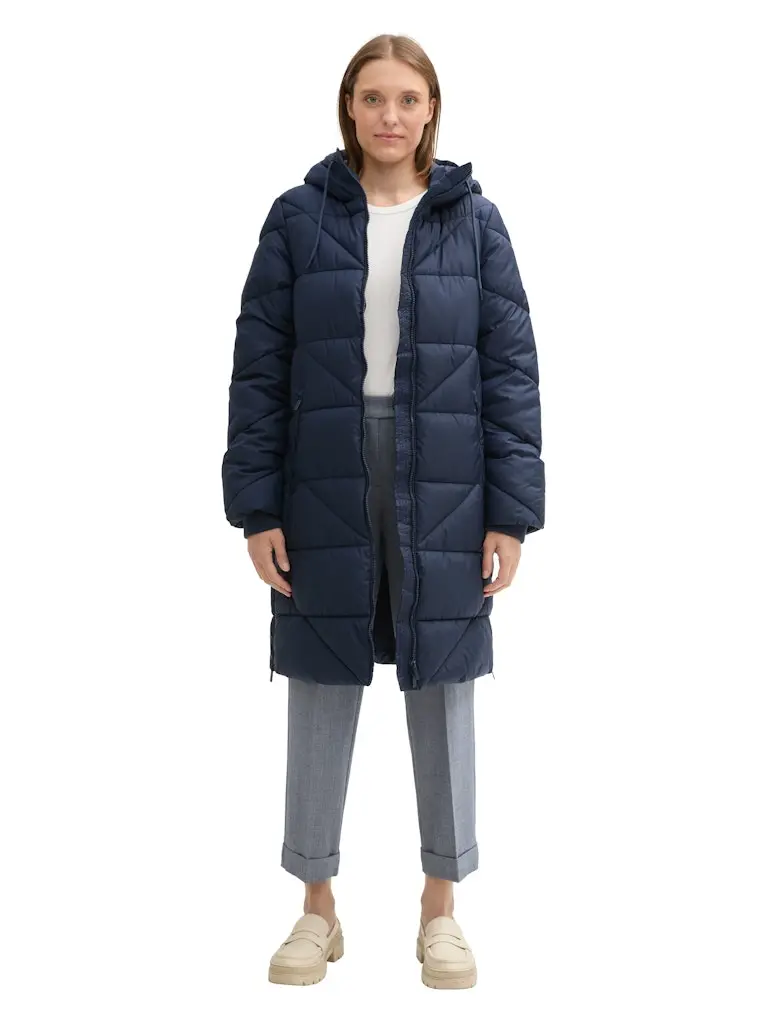 Puffer Parka mit Kapuze