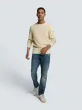 Pullover Crewneck Garment Dyed + Stone Washed