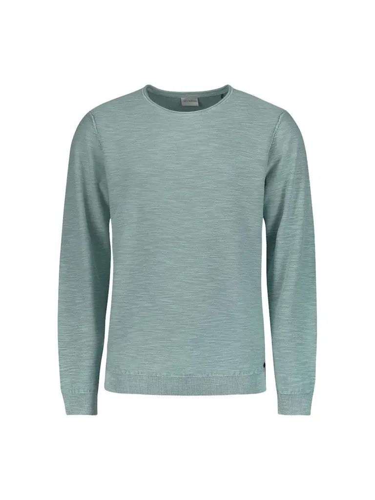 Pullover Crewneck Garment Dyed + Stone Washed