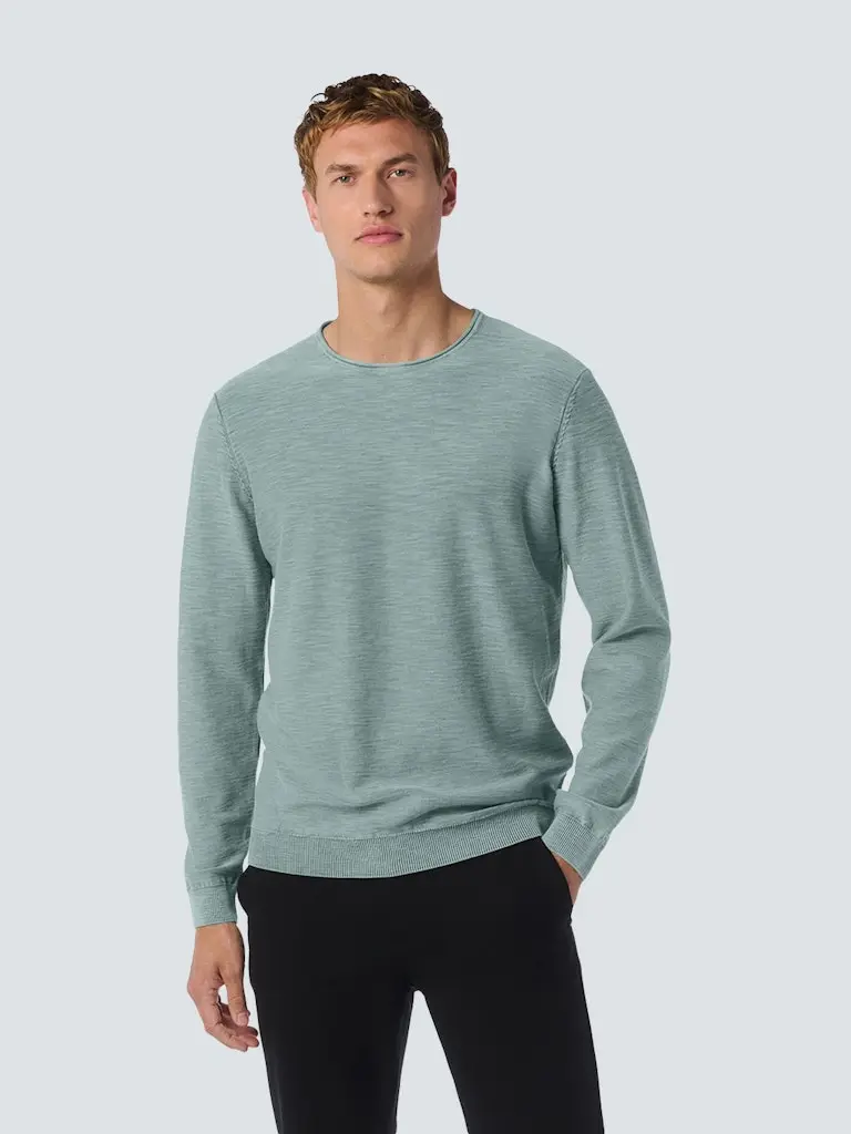 Pullover Crewneck Garment Dyed + Stone Washed