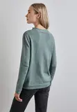 Pullover mit gerolltem Saum