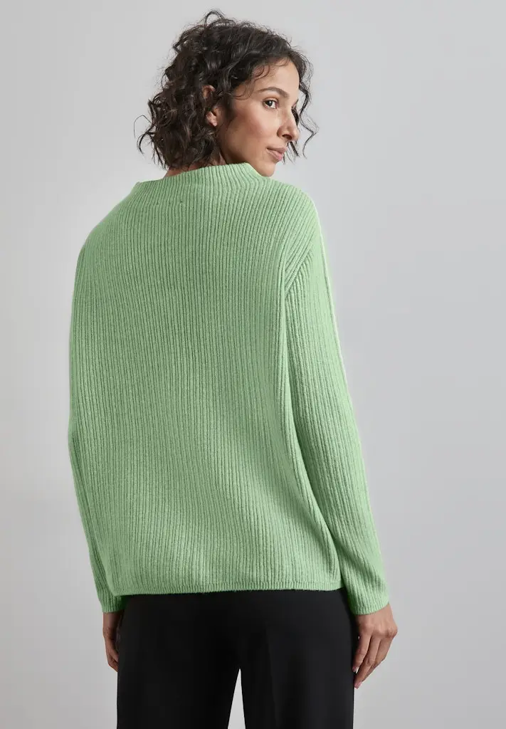 Pullover mit Kontrastdetail