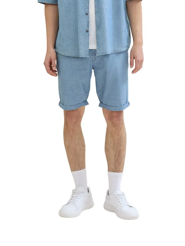 Regular Chambray Shorts