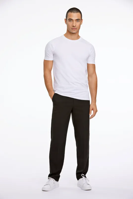 Relaxed fit formal pants