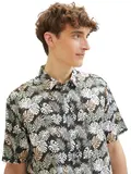 relaxed printed slubyarn shirt