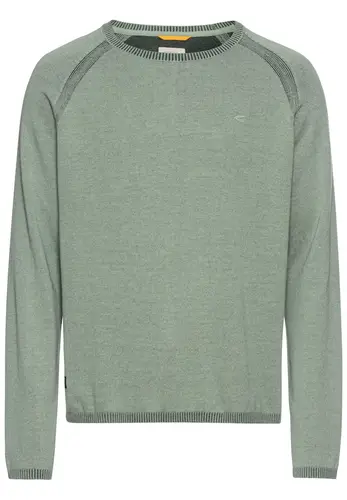 Rundhals Pullover aus reiner Baumwolle