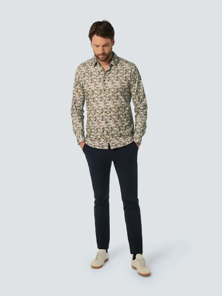 Shirt Allover Printed Corduroy