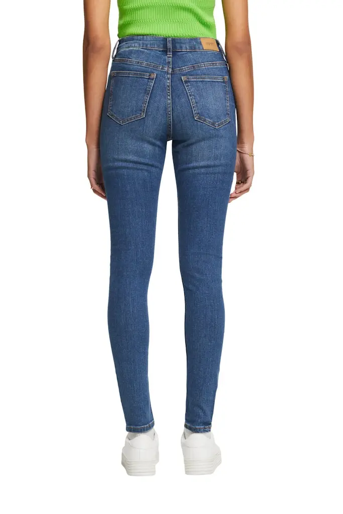 Skinny Jeans mit hohem Bund