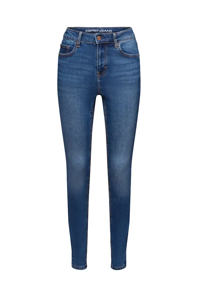 Skinny Jeans mit hohem Bund