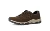 Sneaker low Materialmix Leder/Textil braun