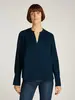 SOFT VIS V NECK LS BLOUSE