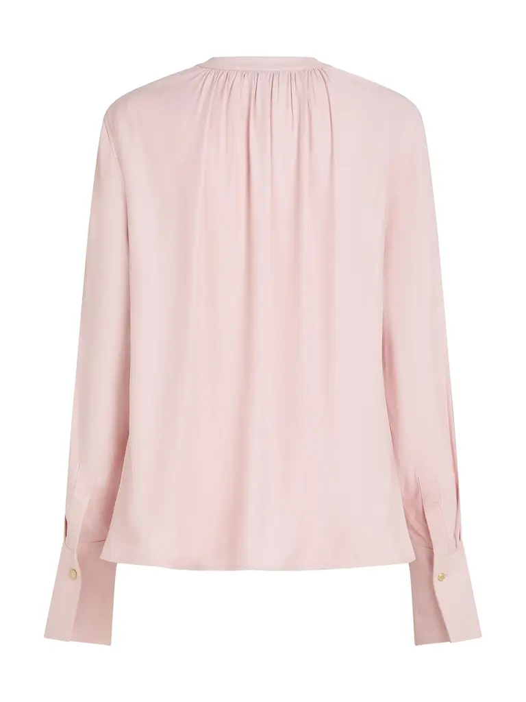 SOFT VIS V NECK LS BLOUSE