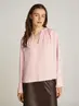 SOFT VIS V NECK LS BLOUSE