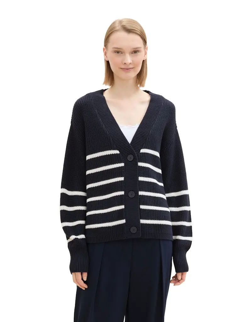 Strick Cardigan mit V-Ausschnitt