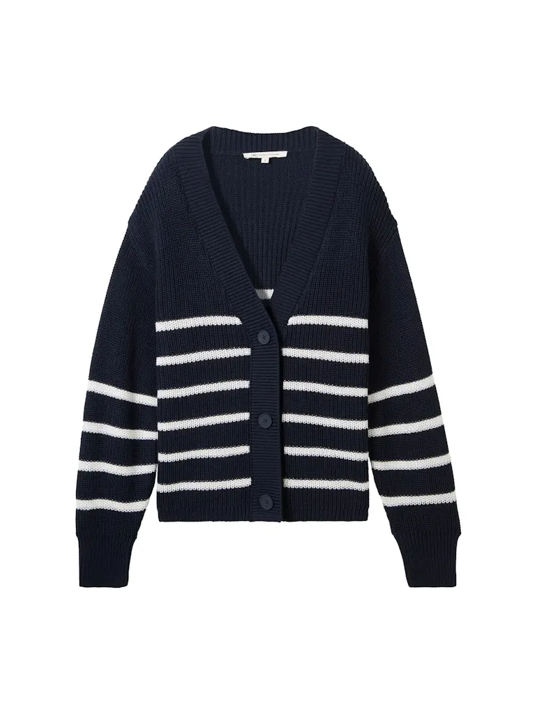 Strick Cardigan mit V-Ausschnitt