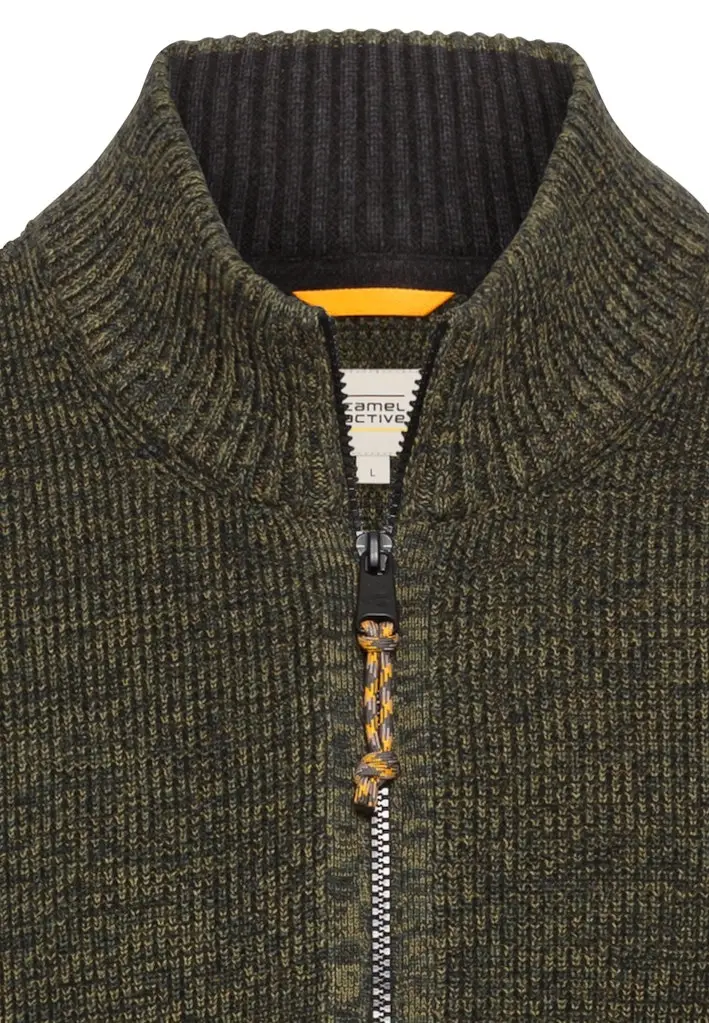 Strickjacke mit Reißverschluss