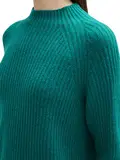 Strickpullover mit Stehkragen