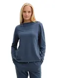 Sweatshirt mit Knopfleiste