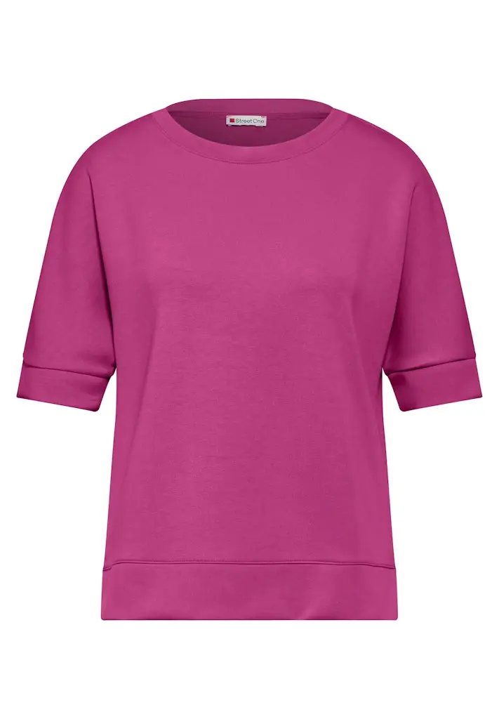 T-Shirt im Silk-Look