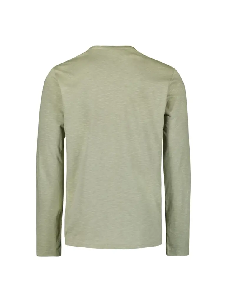 T-Shirt Long Sleeve Crewneck Slub