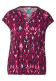 T-Shirt mit Ikat Print