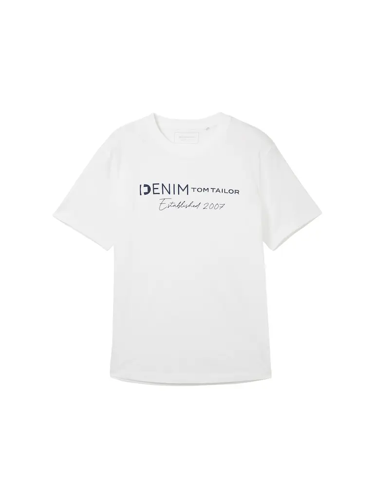 T-Shirt mit Logo Print