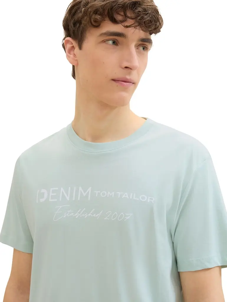 T-Shirt mit Logo Print